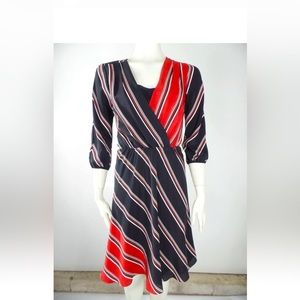 White House Black Market Silk Dress Career Women 0